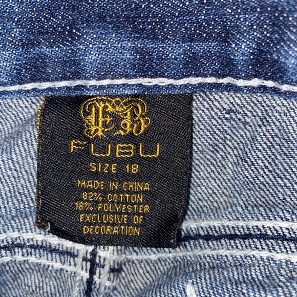 Y2K FUBU The Collection Wide Leg Jeans Unisex Size 18(29x31) - Picture 10 of 10